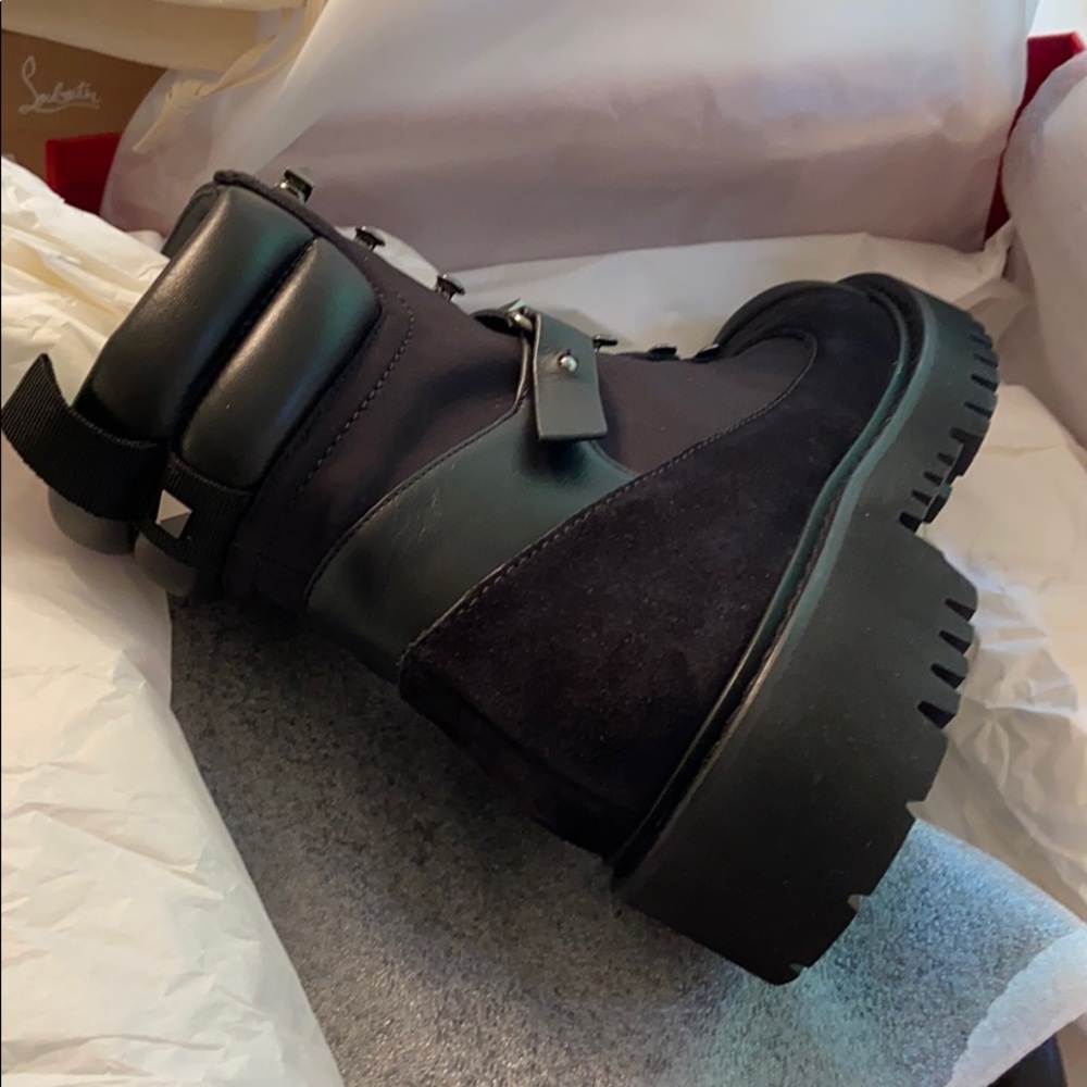 Valentino garavani rockstud cap toe combat boot - Picture 11 of 11